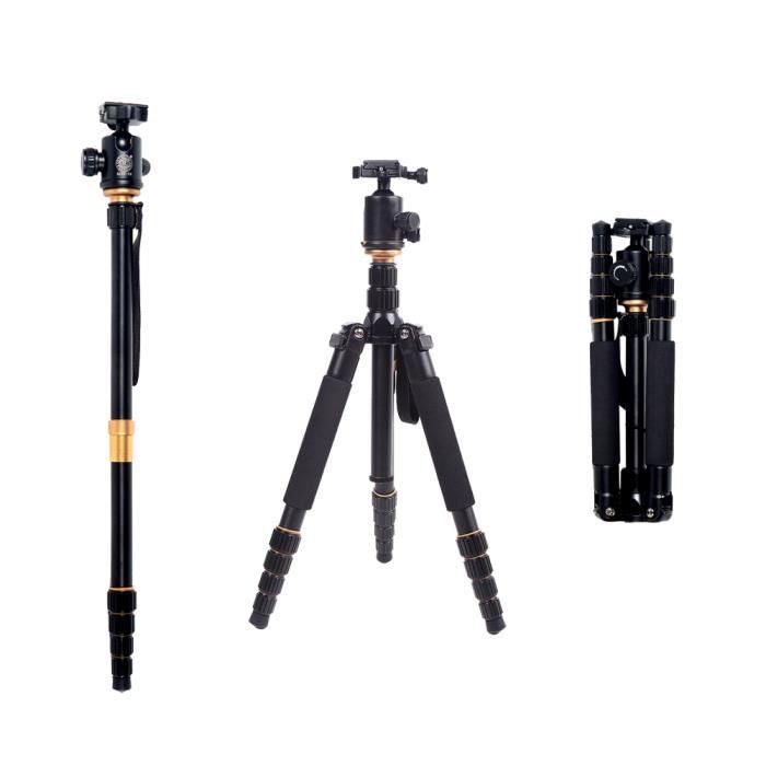 Q666 Trépied Monopode avec Rotule pour Appareil photo Reflex Portable compact Voyages Achat