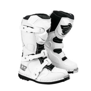 SHOT K12 Bottes Moto Kid Blanc