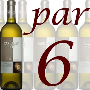 Carton de 6 Côté Tariquet 2012
