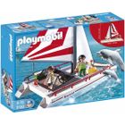 UNIVERS MINIATURE Playmobil Catamaran Et Dauphins