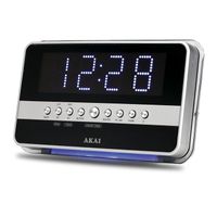RADIO CASSETTE - CD - RADIO REVEIL AKAI AR-130 Radio Réveil