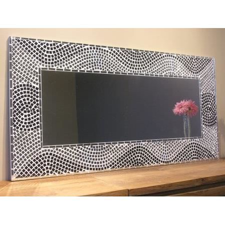 Miroir Mosaique design 120cm x 60cm salon chambre. Magnifique miroir