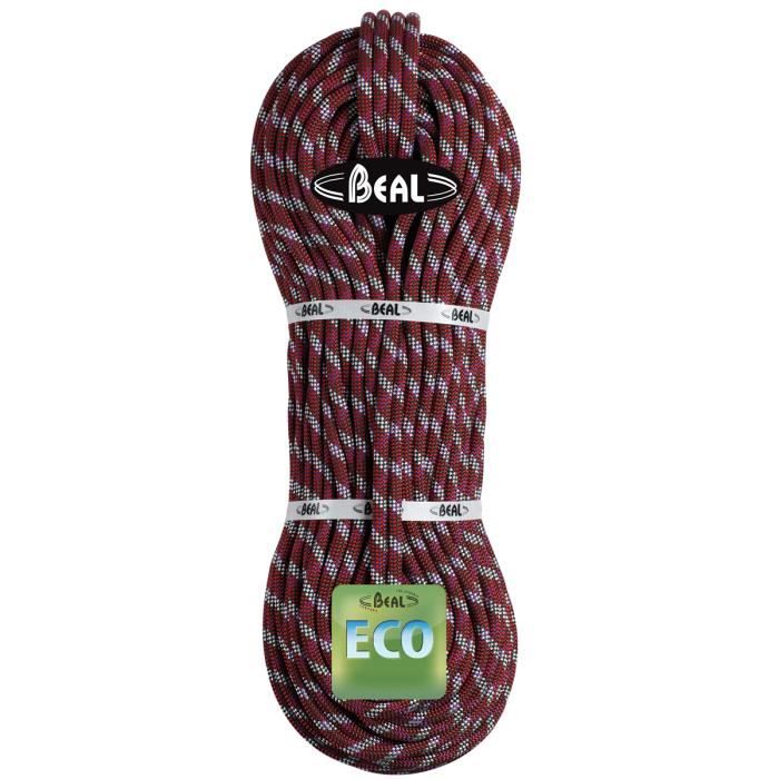 Corde d'Escalade Beal YUJI 10mm Eco (Rouge) Cette corde YUJI de Beal