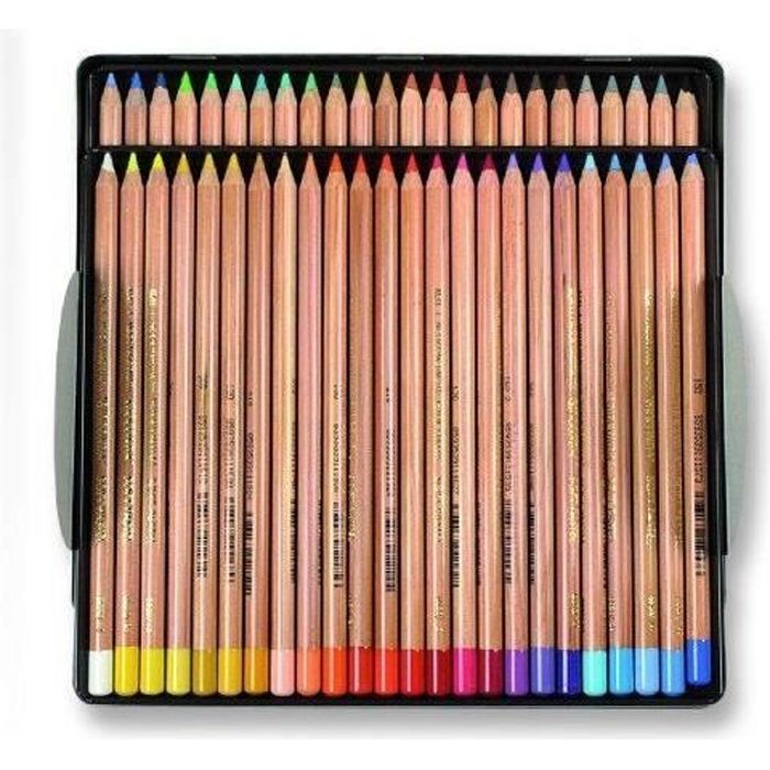 KohINoor Lot de 48 crayons pastel GIOCONDA dans étui cadeau en métal Achat / Vente pastels