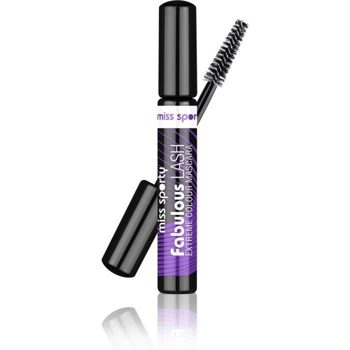 Mascara Violet Cils Extrêmes Miss Sporty Fabulous 8ml 001 Extreme