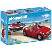  Playmobil Voiture Avec Remorque Et Jet-Ski