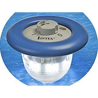 Lampe flottante bleue INTEX 96 LED pour piscine Lampe flottante