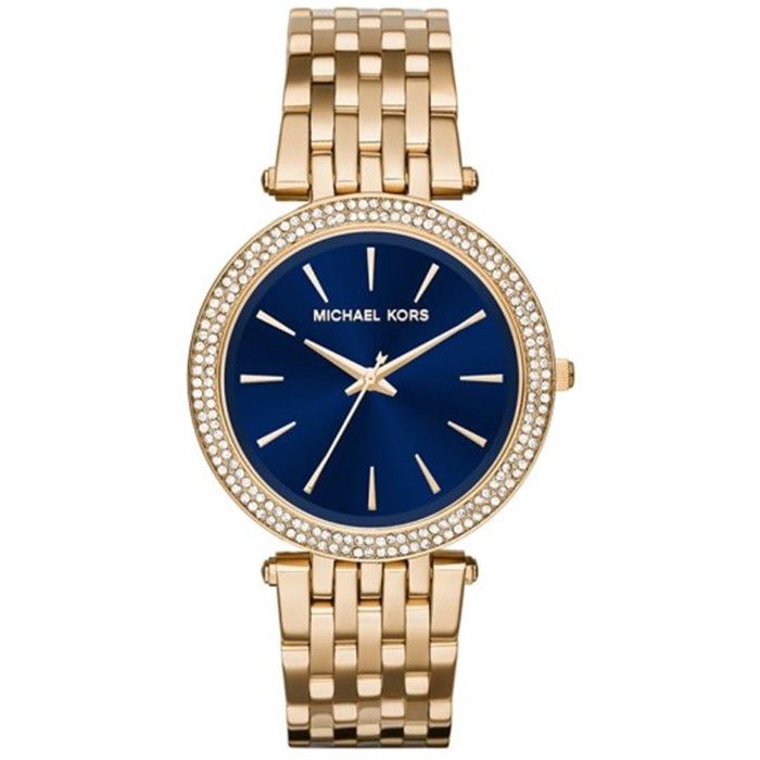 montre fond bleu femme