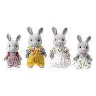 FIGURINE Sylvanian Famille Lapin Gris