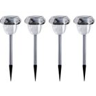 BALISE - BORNE SOLAIRE - BATON LUMINEUX Pack de 4 balises solaires XANLITE 2 Leds