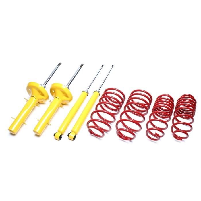 + RESSORT  50 /  40 MM AUDI A3/SEAT LEON + TOLEDO / VW GOLF 4 + BORA