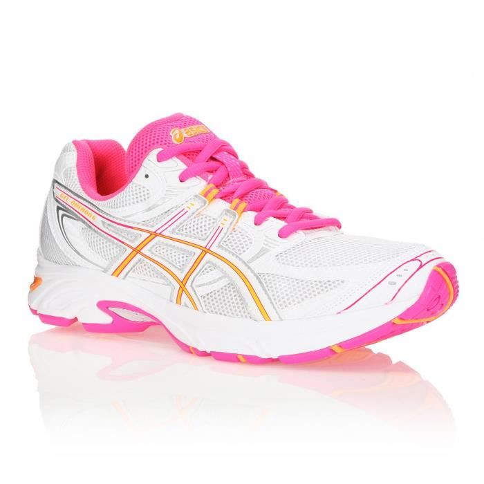 Chaussures de running Gel Oberon 6 Femme, blanc et rose, textile et ...