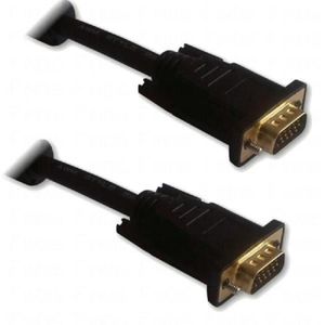 LINEAIRE Câble VGA mâle / mâle - Connecteurs dorés - 5m