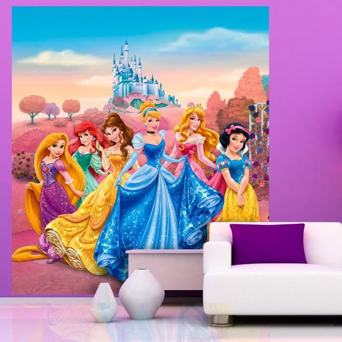 Décoration chambre princesse Disney Housse de couette  - papier peint princesse disney