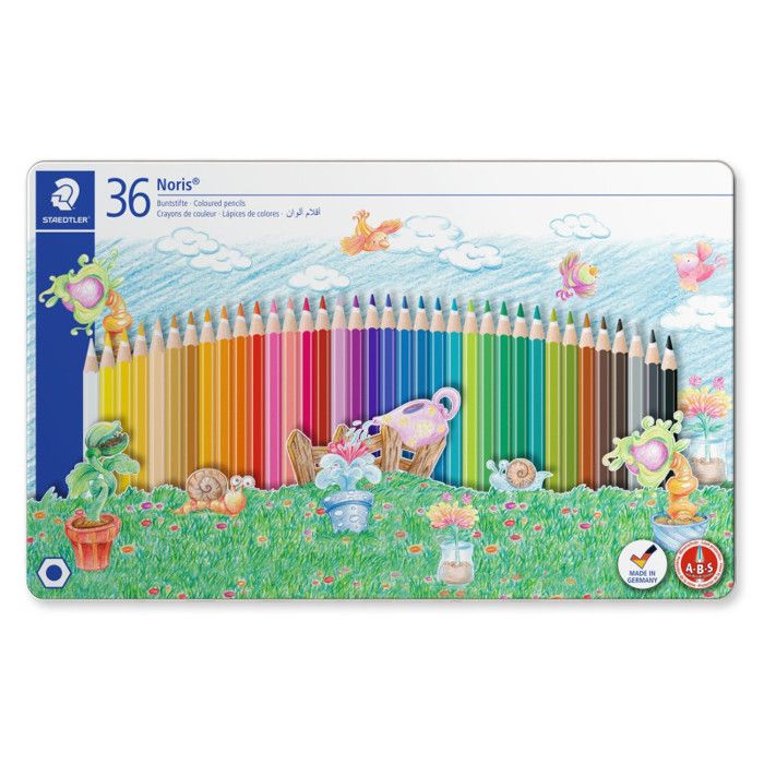 STAEDTLER 36 Crayons de Couleur Décor Sports Achat / Vente crayon