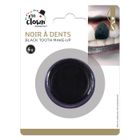 MASQUE-MAQUILLAGE-ACCESSOIRE VISAGE Noir à Dents