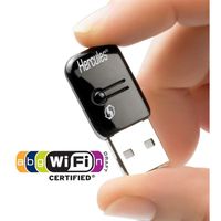 ADAPTATEUR - ANTENNE WIFI - 3G Hercules Clé USB WiFi N nano HWNUM-300
