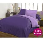 PARURE DE COUETTE CASATXU Parure de couette 220x240cm violet & parme