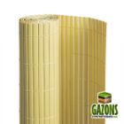 CLOTURE - GRILLAGE Canisse PVC - Bambou - Double Face 1m50 x 3m