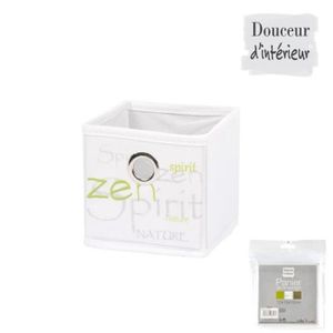 Panier de rangement 12 cm blanc