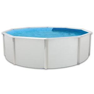 PRESTIGIO Piscine ronde en acier 460x132cm