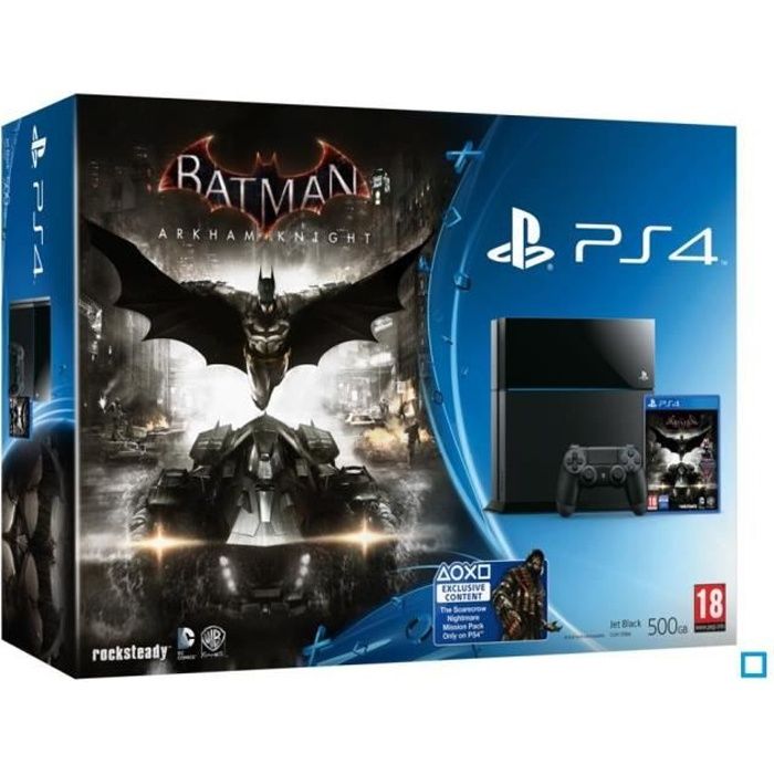 PS4 500 Go Noire + Batman Arkham Knight Achat / Vente console ps4