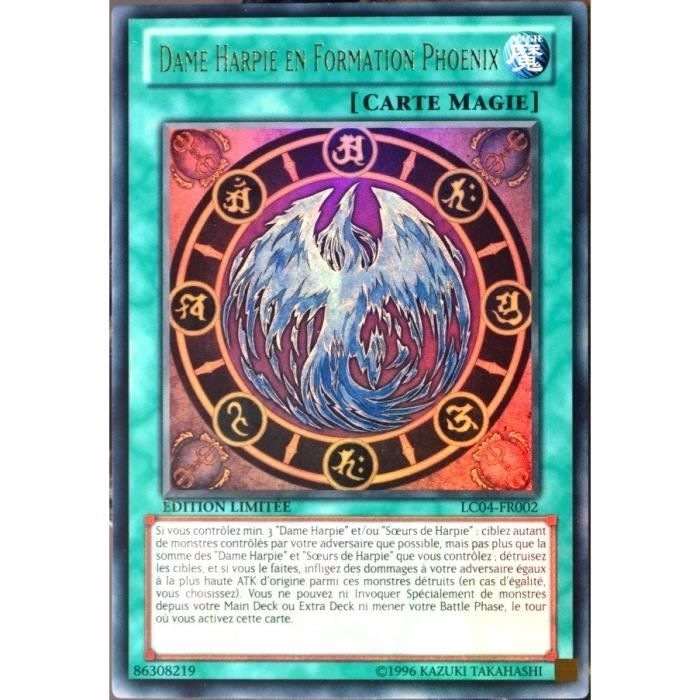 carte YUGIOH LC04FR002 Dame Harpie En Format... Achat / Vente carte a collectionner Cdiscount