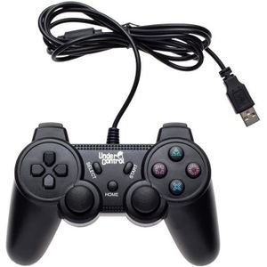 UNDER CONTROL Manette Filaire Noire PS3 - 1,8M