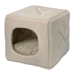 D&D Coussin Dottie - 30x30x30cm - Olive - Pour chien