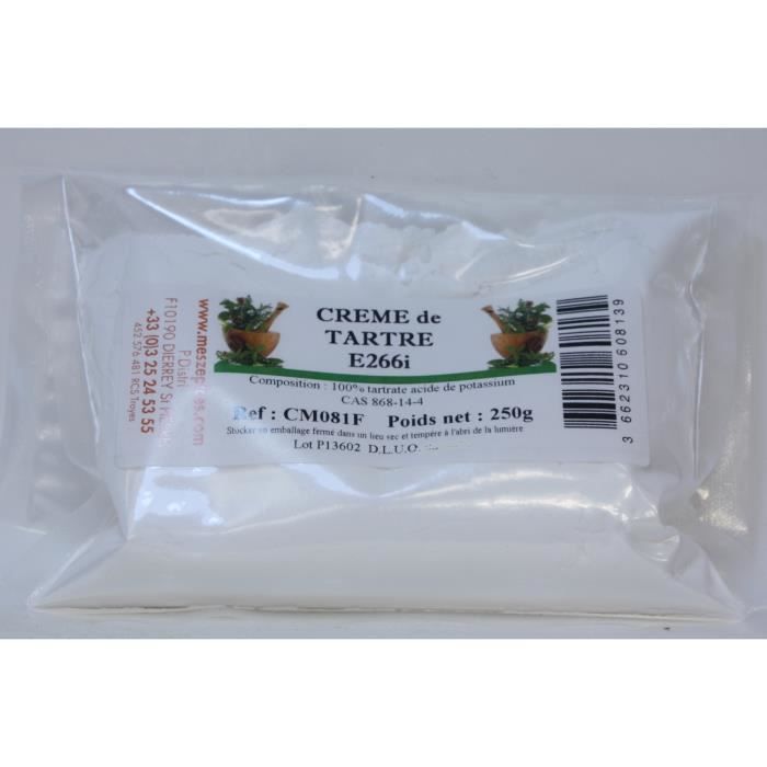 Crème de tartre sachet de 250 grammes - Achat / Vente levure Crème de