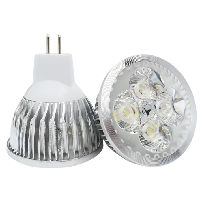 Lot de 10 Ampoules Led 4 Watt MR16 (GU5.3) High… Achat / Vente Lot de