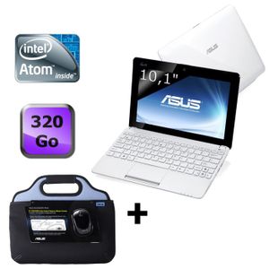 NETBOOK Asus EeePC 1015CX-WHI013S + Housse et Souris