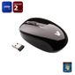 SOURIS V7 Souris sans fil optique 2.4 Ghz Noire