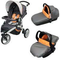 POUSSETTE  BAMBISOL Combiné Trio Amsterdam Clémentine Gr 0+