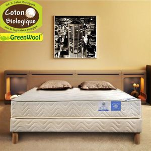 MATELAS Matelas BELLE LITERIE 140x190cm MOUSSE BIO SOJA