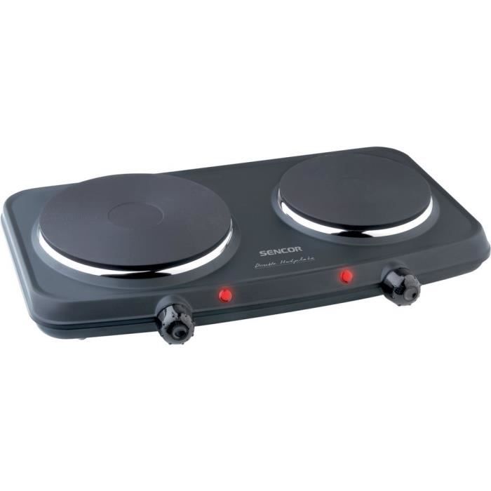 Doubles plaques de cuisson électriques avec thermostat contrôlé en