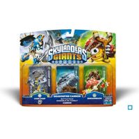 LOT ACCESSOIRE CONSOLE PACK 3 FIGURINES SKYLANDERS GIANTS