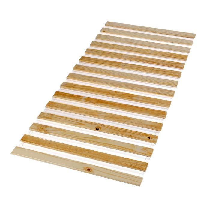 massif 15 lattes 120 x 200 cm LE SOMMIER SANS CADRE EN PIN 15 LATTES