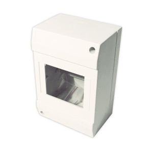 ZENITECH Coffret électrique nu ? équiper 1 rangée 4 modules blanc