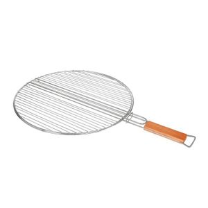 Grille double ronde - Manche bois