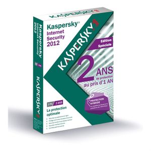 ANTIVIRUS Kaspersky Internet Security 2012 3 postes / 2 ans