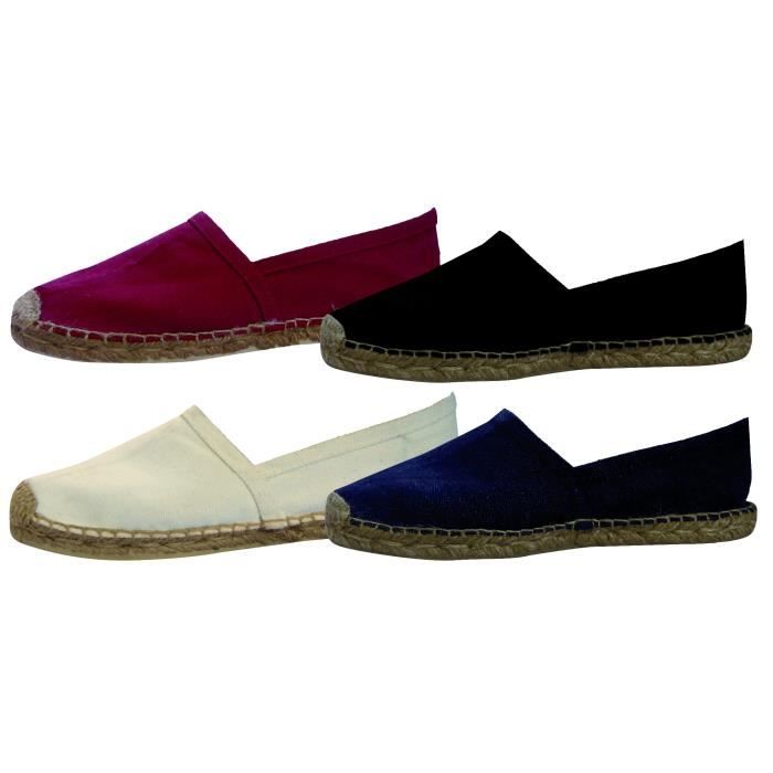 espadrille femme noir