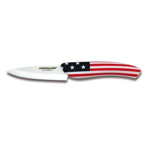 LE COUTEAU DU CHEF 1 couteau d'office 8cm manche soft touch - Décors USA