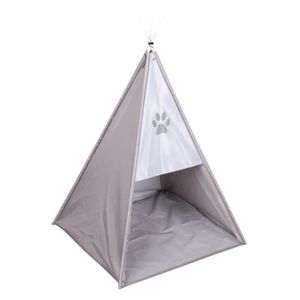 Tente tipi Dogi 47x47x62 cm - Taupe - Pour chien