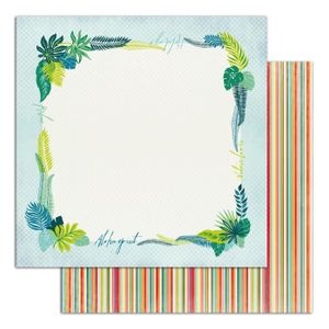 TOGA Lot de 6 papiers recto verso - 30x30 - Waikiki Beach