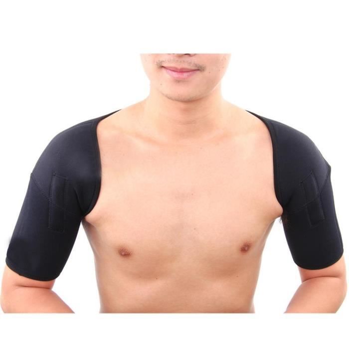 Professional Double épaule Brace soutien Strap Wrap Sport réglable
