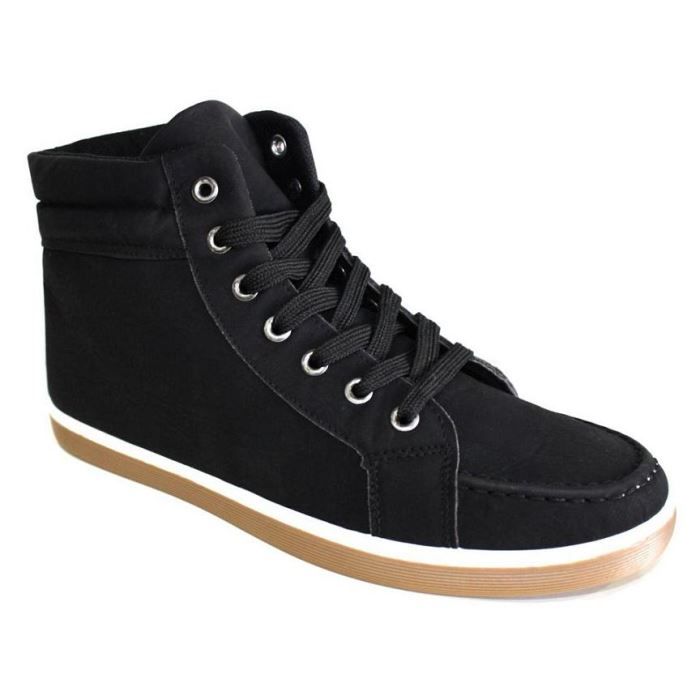 baskets montantes noires