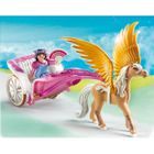 UNIVERS MINIATURE COMPLET Playmobil Carrosse Avec Cheval Ailé