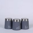BOITES DE CONSERVATION - BACS ALIMENTAIRES  Jeu 3 pots café/sucre/thé Eternit