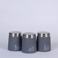 BOITES DE CONSERVATION - BACS ALIMENTAIRES  Jeu 3 pots café/sucre/thé Eternit